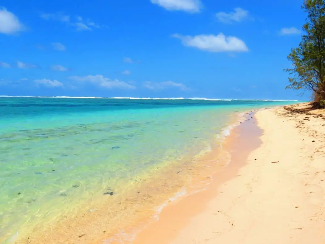 Riambel beach, southern Mauritius