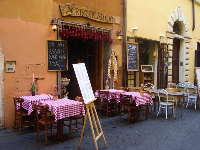 Aristocampo on Lungaretta, Trastevere, Rome