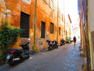 Trastevere streets, Rome