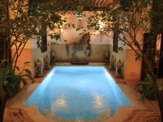 Riad Assakina dipping pool