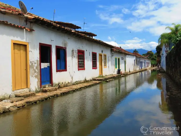 Things to do in Paraty, flooded streets, Brazil