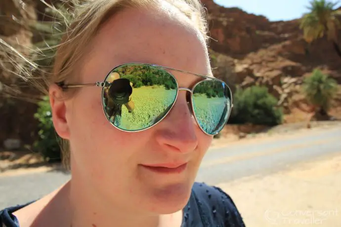 Surviving hayfever in Morocco, Ait Mansour Gorge, Morocco