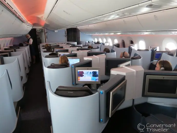 KLM dreamliner business class