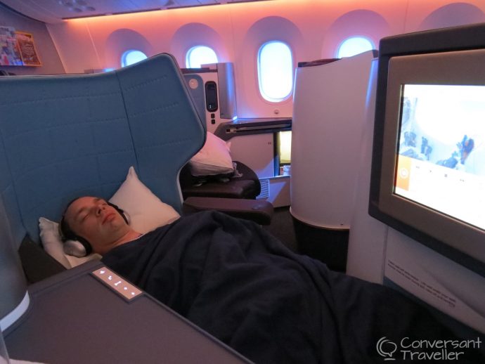 KLM dreamliner business class review