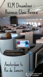 KLM Dreamliner Business Class Review