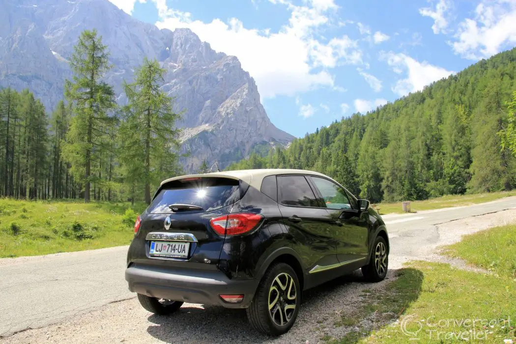 Vrsic Pass drive, Triglav National Park, Slovenia