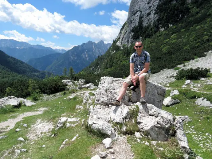 Vrsic Pass drive summit, Triglav National Park, Slovenia