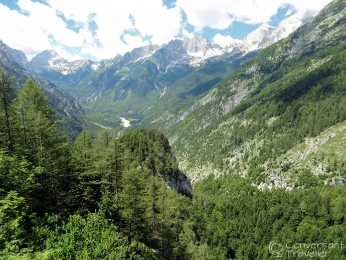 Vrsic Pass drive, Triglav National Park, Slovenia