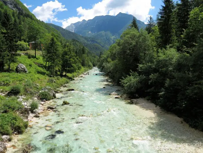 The River Soca, Slovenia