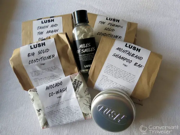 Lush solid shampoo and conditioner review and giveaway