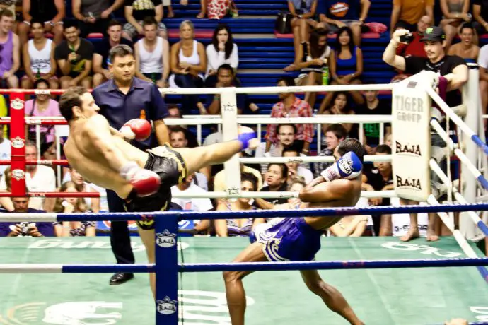 Bangla Stadium Kick Boxing by Kevin Tao (licensed by Creative Commons)