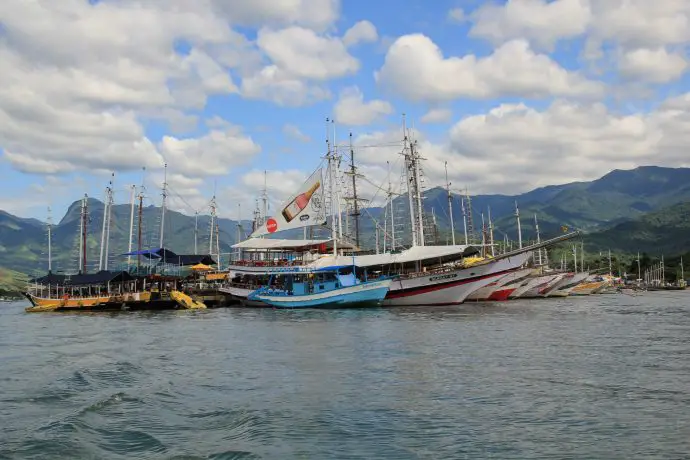 Paraty pirate ships, Brazil