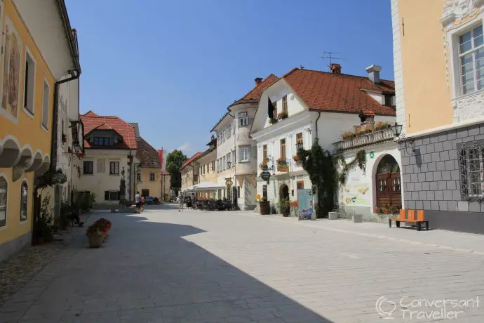 Pension Lectar and Linhart Square, Radovljica, Slovenia