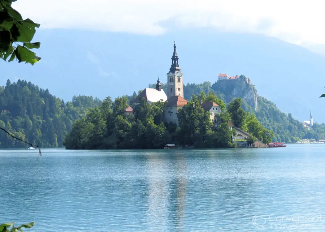 24 hours in Bled, the island in Lake Bled, Slovenia