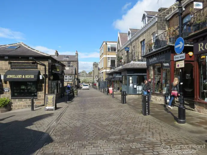 Bettys afternoon tea, fashionable streets of Harrogate, Yorkshire