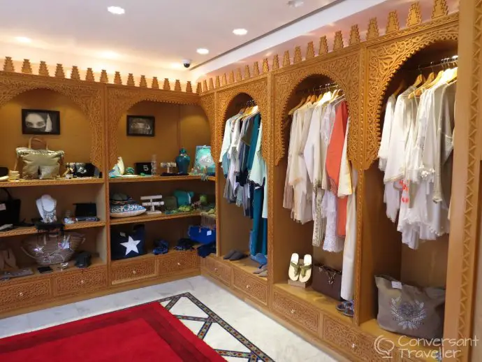 The boutique at La Maison Arabe, Marrakech