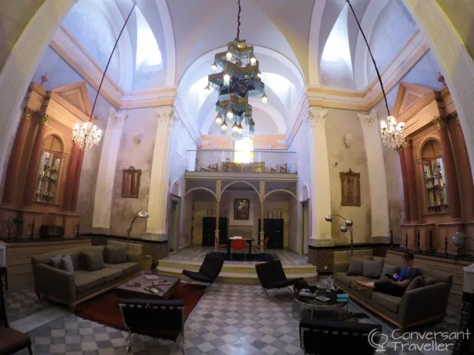Staying in a converted church at l'Iglesia in El Jadida