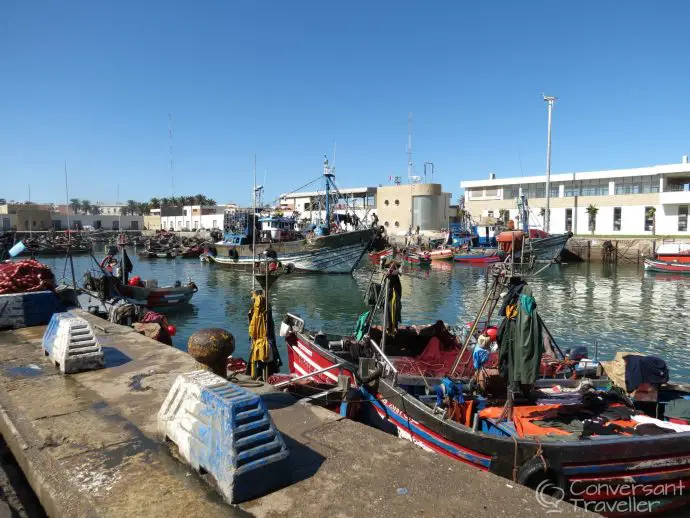 The fishing harbour at El Jadida