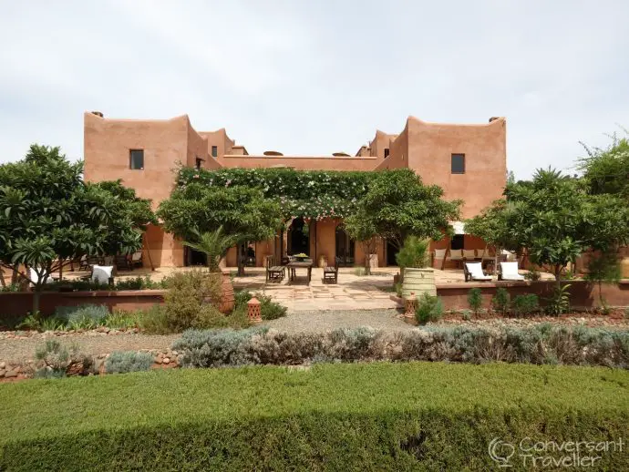 Organic gardens at Kasbah Bab Ourika 