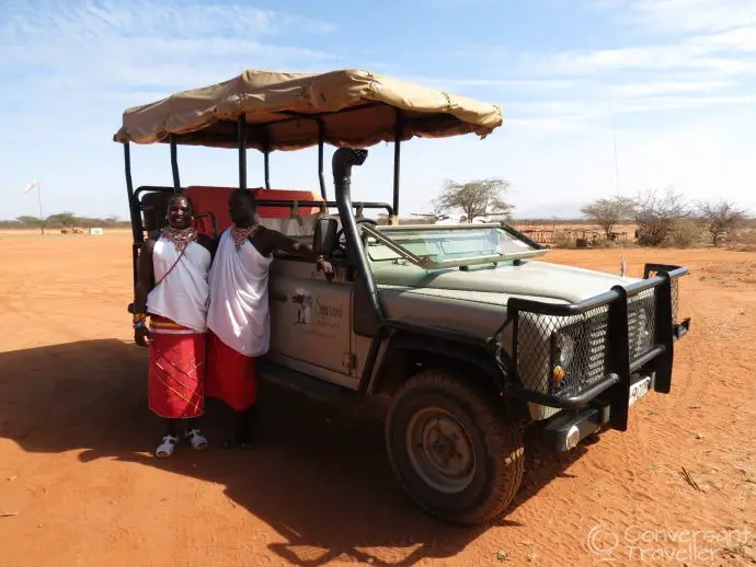 Saruni Samburu, Kalama airstrip, Lepayon and Andrew