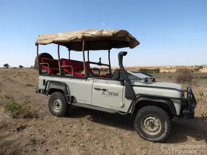 Saruni Mara luxury lodge - the safari vehicles, Kenya