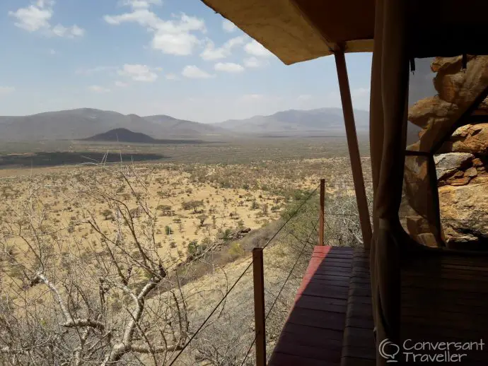 Saruni Samburu luxury lodge northern Kenya, villa 5, a room with a view