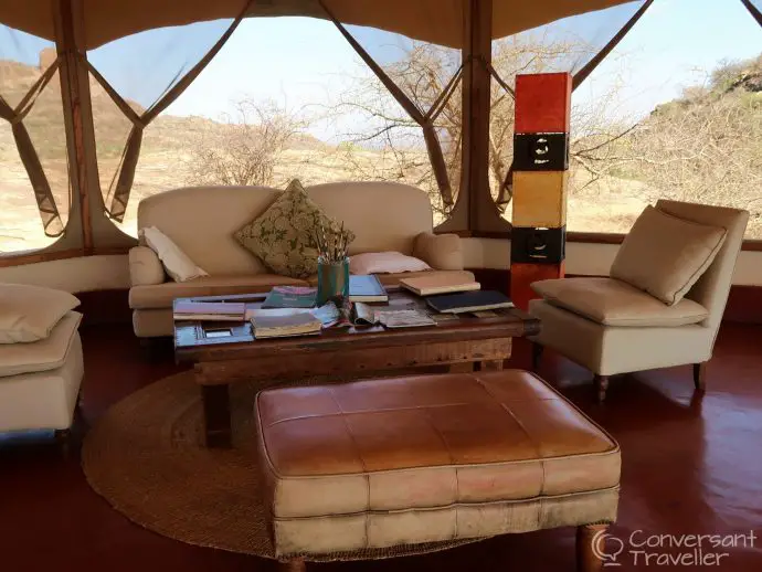 Kudu House, the main lodge at Saruni Samburu luxury lodge Kenya
