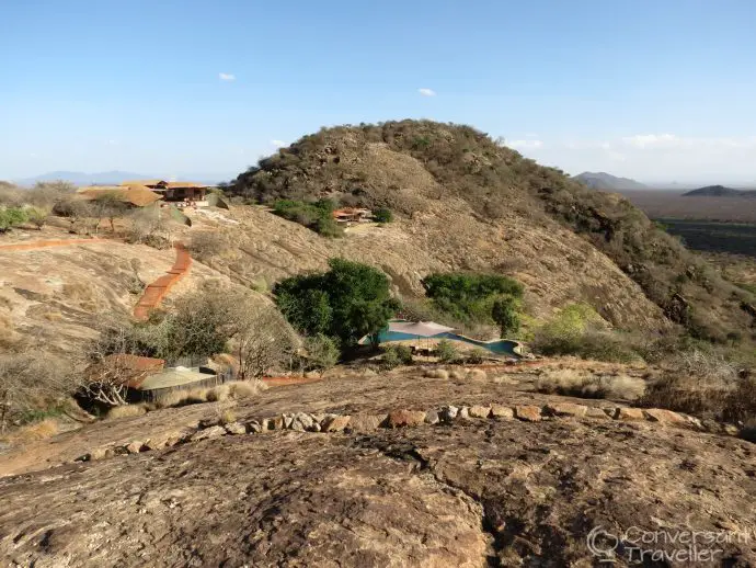 Saruni Samburu luxury lodge northern Kenya, overlooking the Kalama Conservancy