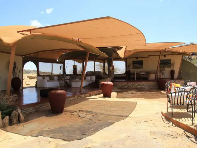 Kudu House, the main lodge at Saruni Samburu luxury lodge Kenya