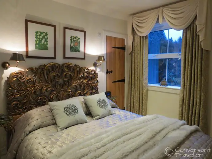 The second bedroom at the White Tower of Taymouth Castle, luxury Scotland self catering retreat