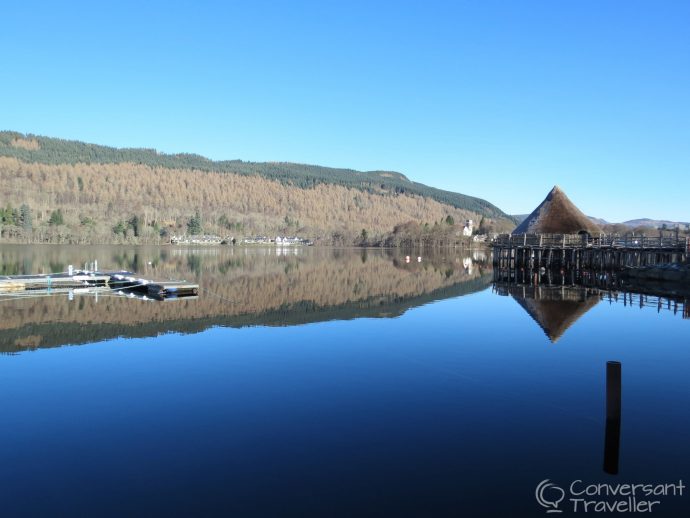 View from Taymouth Marina and the Scottish Crannog Centre, Kenmore, Loch Tay