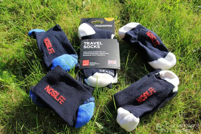Craghoppers NosiLife socks travel clothing review