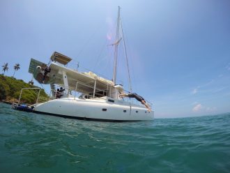 Luxury whale watching Sri Lanka - overnight catamaran from Mirissa with Sail Lanka