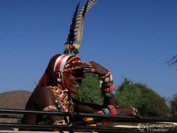 Samburu Special 5 - Samburu warrior guide in Samburu National Reserve, Kenya