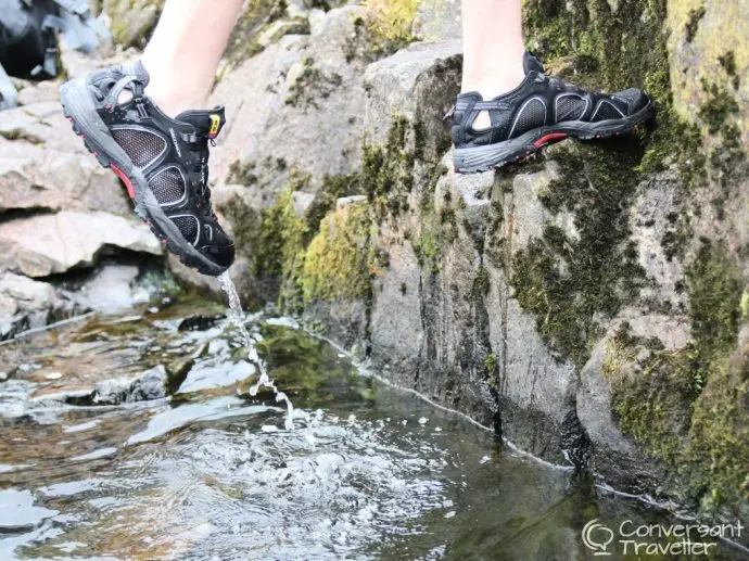 Bevis Moden Høflig Exploring the Lakes with Salomon Techamphibian 3 shoes - Conversant  Traveller