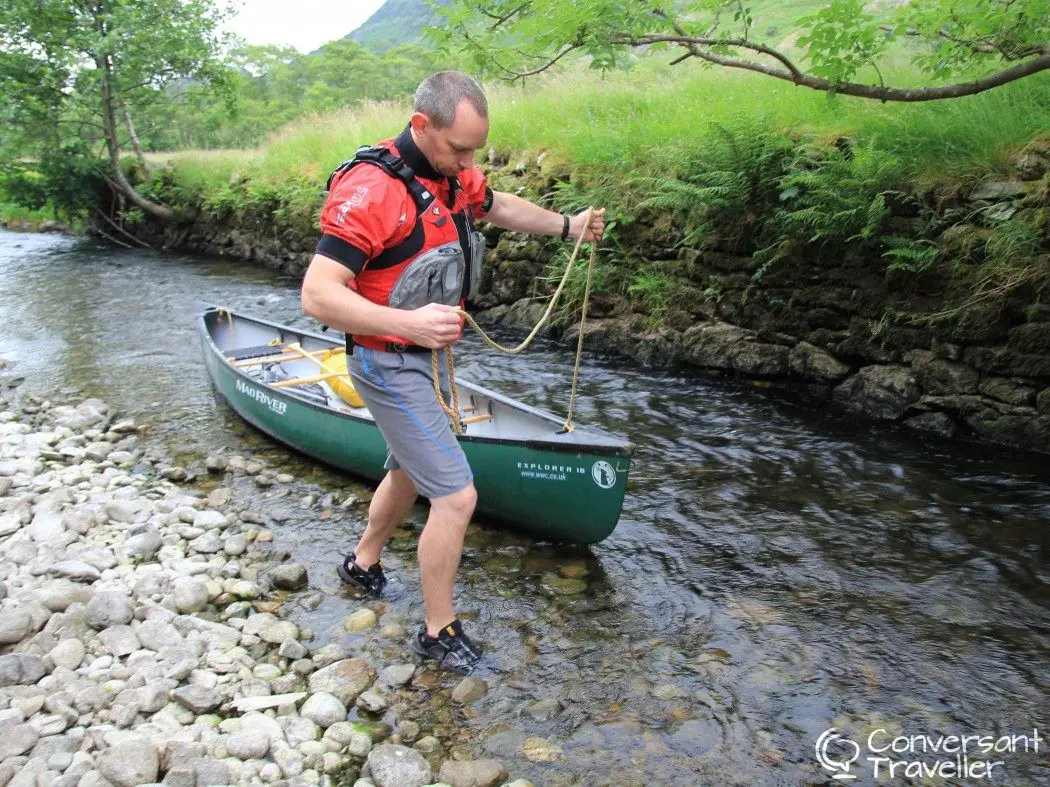 Bevis Moden Høflig Exploring the Lakes with Salomon Techamphibian 3 shoes - Conversant  Traveller