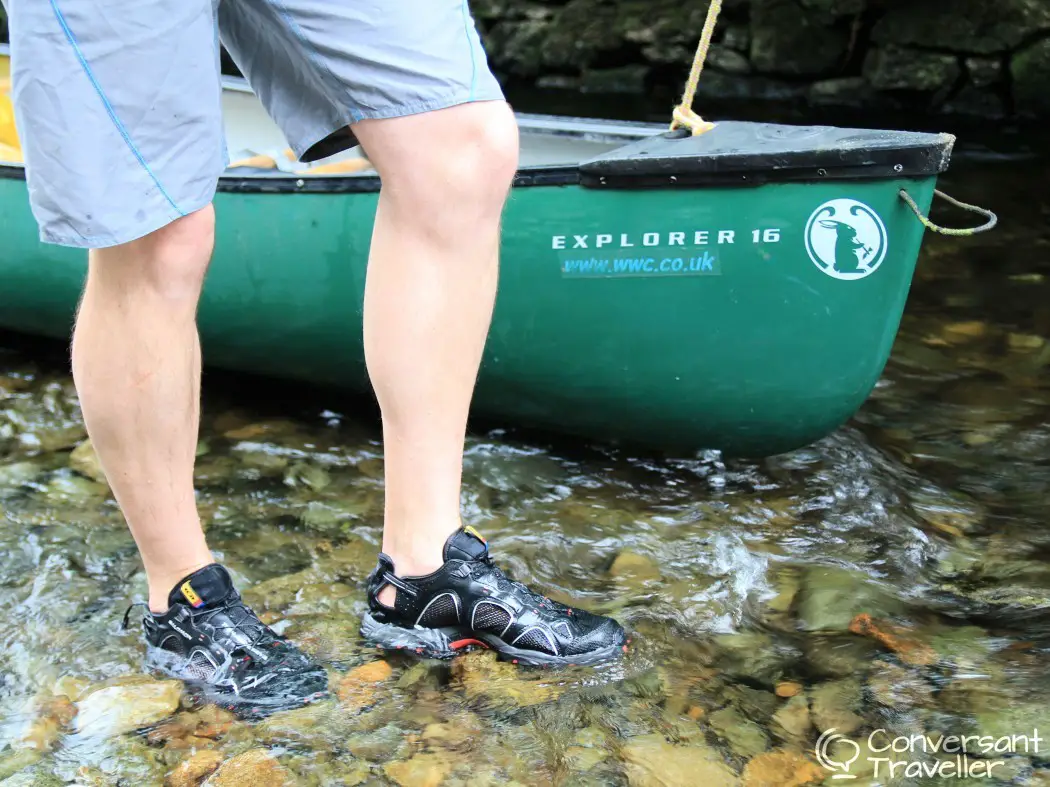 Bevis Moden Høflig Exploring the Lakes with Salomon Techamphibian 3 shoes - Conversant  Traveller