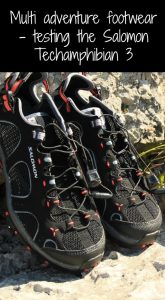 Multi adventure active footwear - testing out the Salomon Techamphibian 3