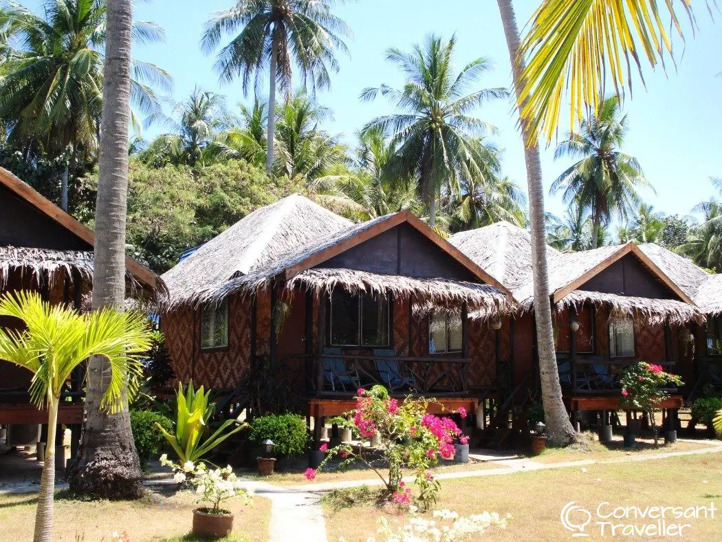 Beach huts at Kho Yao Yai Resort, Thailand