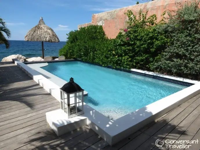 Best place to stay in Curacao, PM78 5* ocean front oasis, luxury holiday rentals in Curacao - private infinity pool