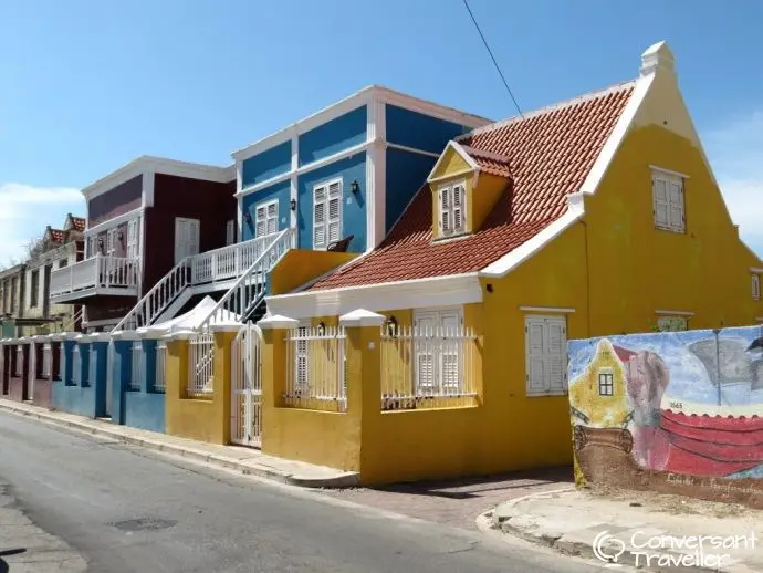 Best place to stay in Curacao, PM78 ocean front oasis, luxury holiday rentals in Curacao - colourful houses in Pietermaai, Willemstad