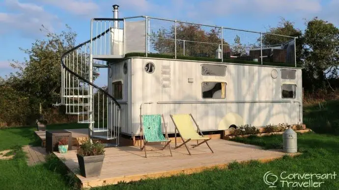 Gloucestershire glamping in a Warwick Knight