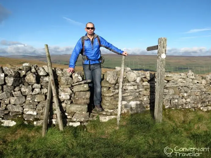 Hiking the Roman road between Bainbridge and Ingleton, Yorkshire Dales bed and breakfast