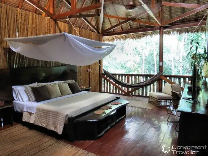 Amazon jungle tour - Tambopata - Rainforest Expeditions Amazon Villa bedroom