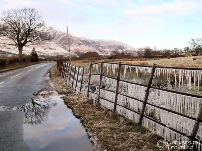 Winter weather in the Lake District