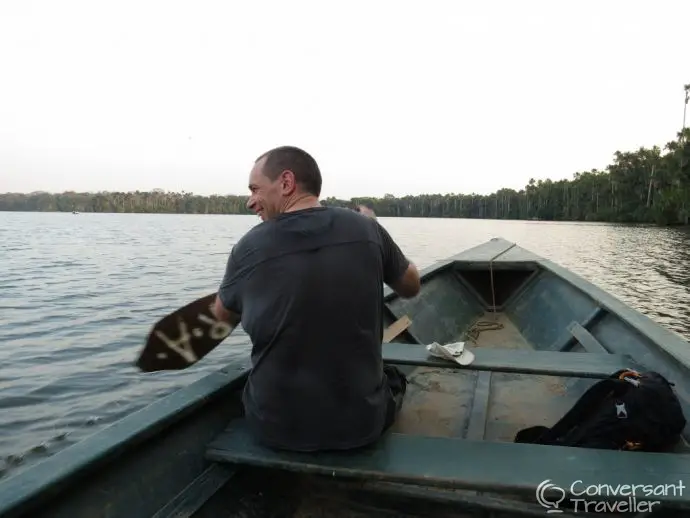 Lake Sandoval near Inkaterra Reserva Amazonica jungle treehouse Tambopata Peru