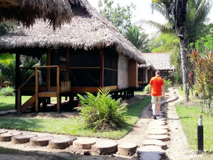 Inkaterra Reserva Amazonica jungle treehouse Tambopata Peru - a cabana bedroom at the lodge