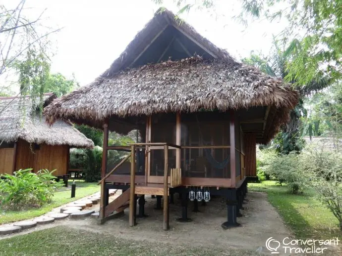 Inkaterra Reserva Amazonica jungle treehouse Tambopata Peru - a cabana bedroom at the lodge
