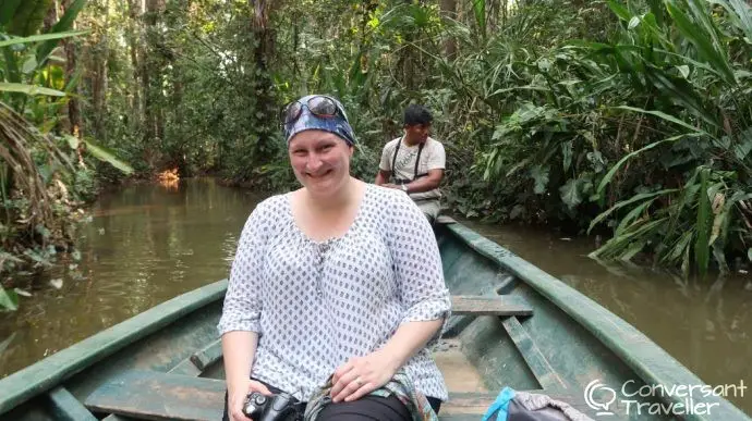 Lake Sandoval near Inkaterra Reserva Amazonica jungle treehouse Tambopata Peru