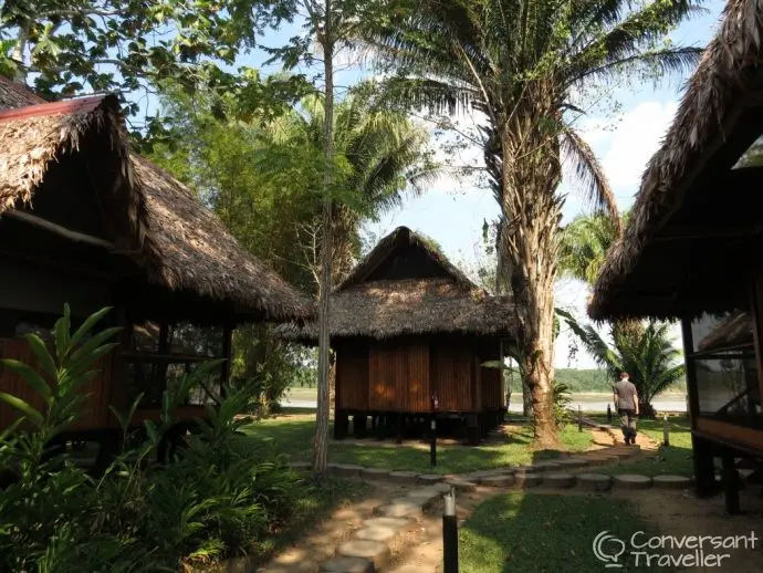 Inkaterra Reserva Amazonica jungle treehouse Tambopata Peru - a cabana bedroom at the lodge